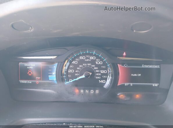 2FMGK5D89KBA36286 2019 FORD FLEX Silver Rear seats view