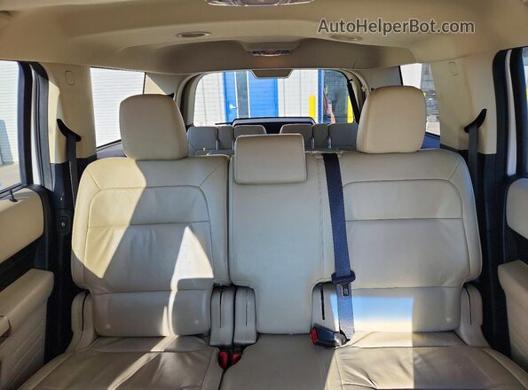 2FMHK6C80KBA15418 2019 FORD FLEX White Հետևի նստատեղերի տեսք
