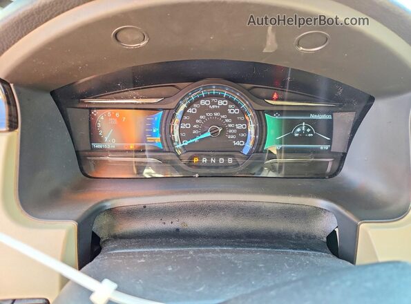 2FMHK6C80KBA15418 2019 FORD FLEX White Սարքավորումների վահանակի տեսք