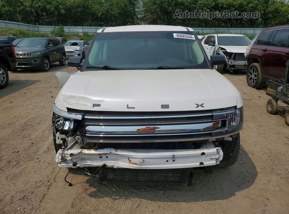 2FMHK6C80KBA28721 2019 FORD FLEX White Вид спереду