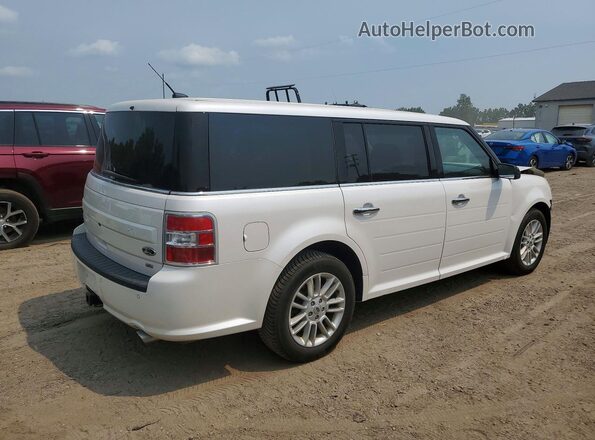 2FMHK6C80KBA28721 2019 FORD FLEX White Задня права чверть