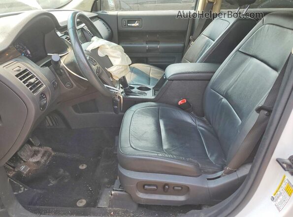 2FMHK6C80KBA28721 2019 FORD FLEX White Вид салону спереду