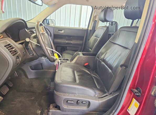 2FMHK6C81GBA13362 2016 FORD FLEX Красный Вид салона спереди
