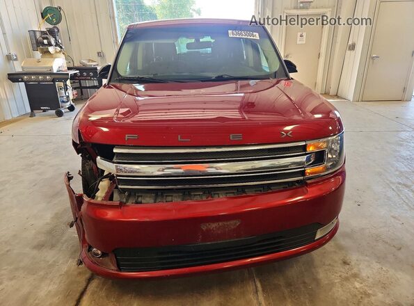 2FMHK6C81GBA13362 2016 FORD FLEX Красный Вид спереди