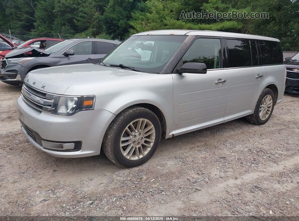 2FMHK6C81GBA13894 2016 FORD FLEX Silver Առջևի ձախ երեք քառորդ տեսարան