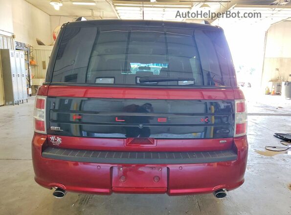 2FMHK6C81HBA06638 2017 FORD FLEX Red Հետևի տեսք