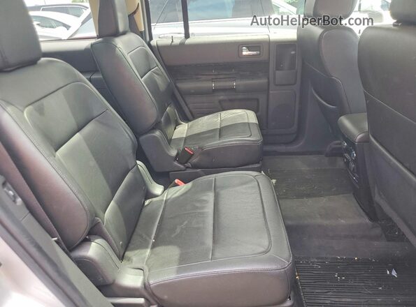 2FMHK6C81KBA24256 2019 FORD FLEX Silver უკანა სალონის ხედი