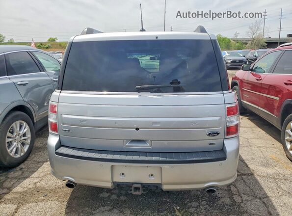 2FMHK6C81KBA24256 2019 FORD FLEX Silver უკანა ხედი
