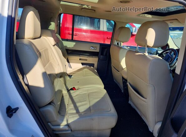 2FMHK6C82GBA12091 2016 FORD FLEX White Vista interior trasera