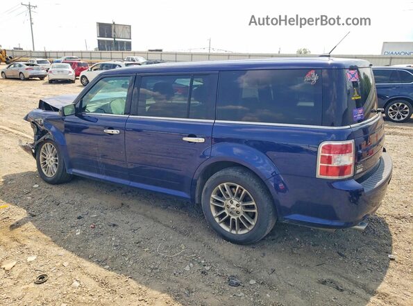 2FMHK6C84GBA04350 2016 FORD FLEX Blue Задня ліва чверть