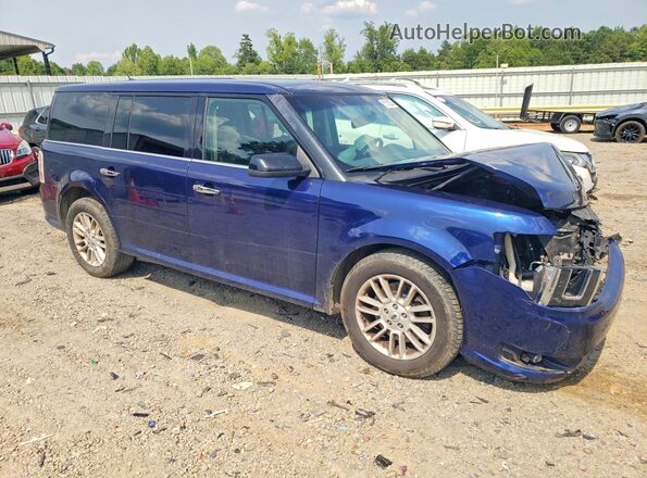 2FMHK6C84GBA04350 2016 FORD FLEX Blue Передня права чверть