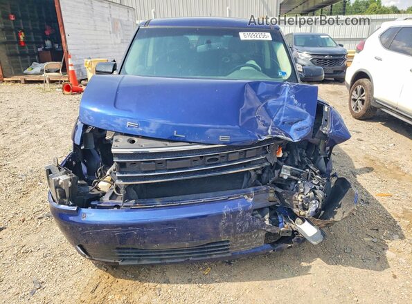 2FMHK6C84GBA04350 2016 FORD FLEX Blue Вид спереду