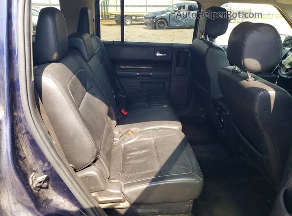 2FMHK6C84GBA04350 2016 FORD FLEX Blue Вид задньої частини салону