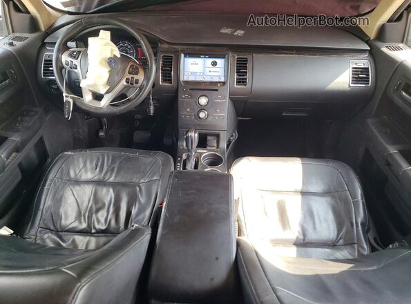 2FMHK6C84GBA04350 2016 FORD FLEX Blue Вид панелі приладів