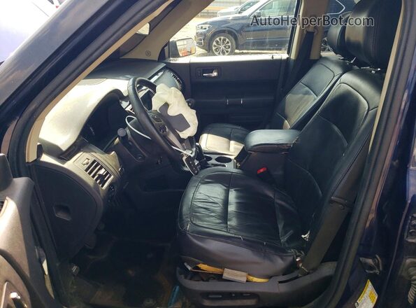 2FMHK6C84GBA04350 2016 FORD FLEX Blue Вид салону спереду