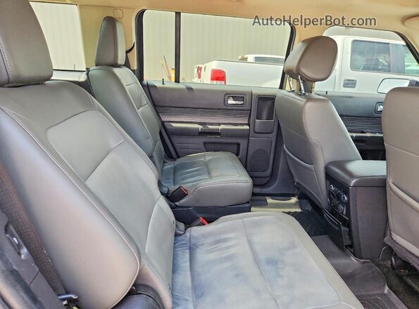 2FMHK6C84JBA15713 2018 FORD FLEX Charcoal Սալոնի հետևի տեսք