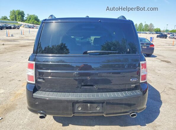 2FMHK6C84KBA30942 2019 FORD FLEX Black Հետևի տեսք