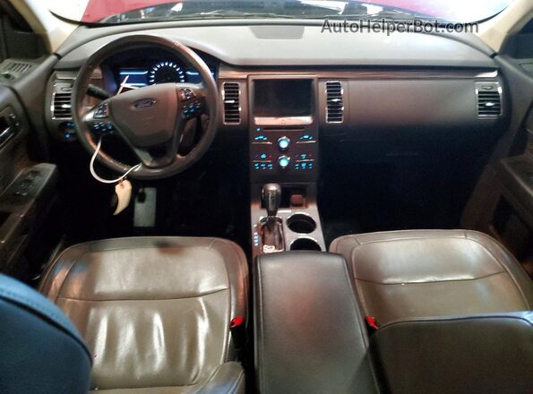 2FMHK6C84KBA36711 2019 FORD FLEX Red Вид панелі приладів