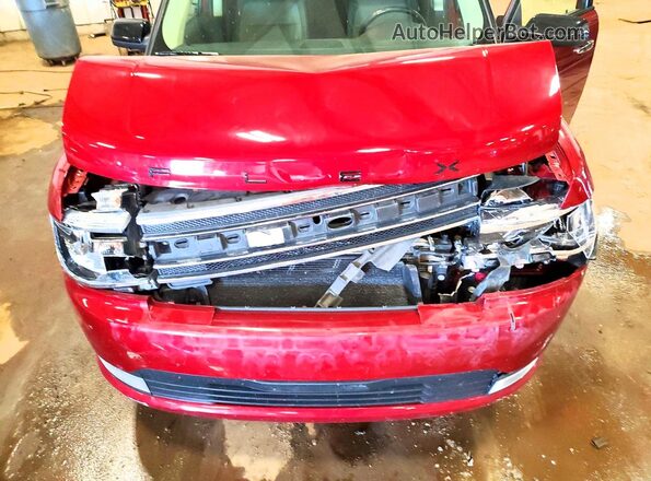 2FMHK6C84KBA36711 2019 FORD FLEX Red Вид задньої частини салону