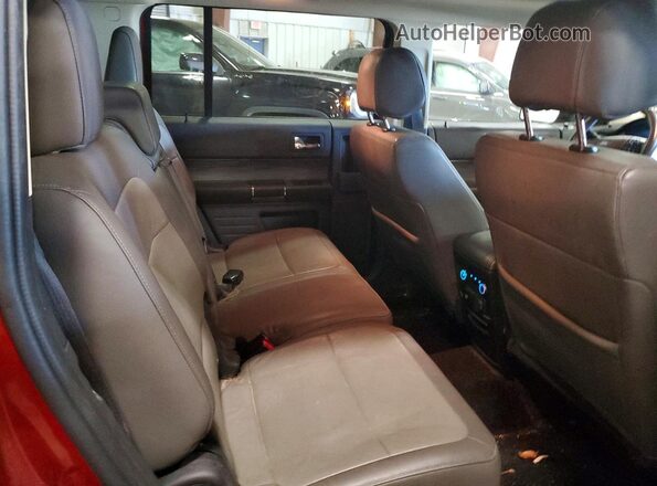 2FMHK6C84KBA36711 2019 FORD FLEX Red Вид задніх сидінь