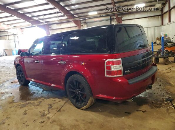 2FMHK6C84KBA36711 2019 FORD FLEX Red Задня ліва чверть