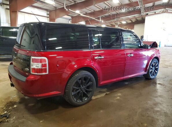 2FMHK6C84KBA36711 2019 FORD FLEX Red Задня права чверть