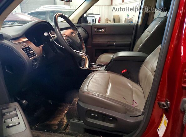 2FMHK6C84KBA36711 2019 FORD FLEX Red Вид салону спереду
