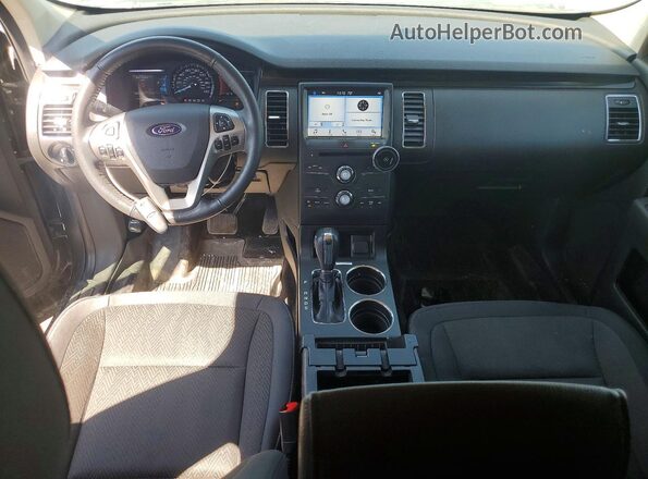 2FMHK6C84KBA38202 2019 FORD FLEX Gray Առջևի վահանակի տեսք