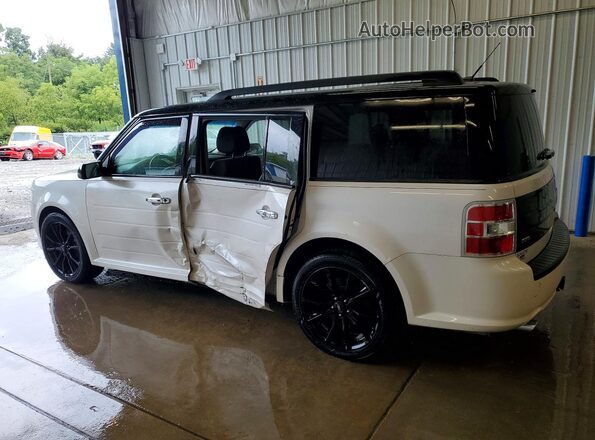 2FMHK6C85KBA17973 2019 FORD FLEX White Trasero izquierdo