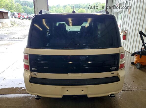 2FMHK6C85KBA17973 2019 FORD FLEX White Vista trasera