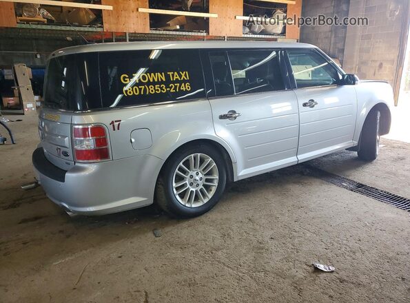 2FMHK6C86JBA21836 2018 FORD FLEX Серебряный Задняя правая четверть