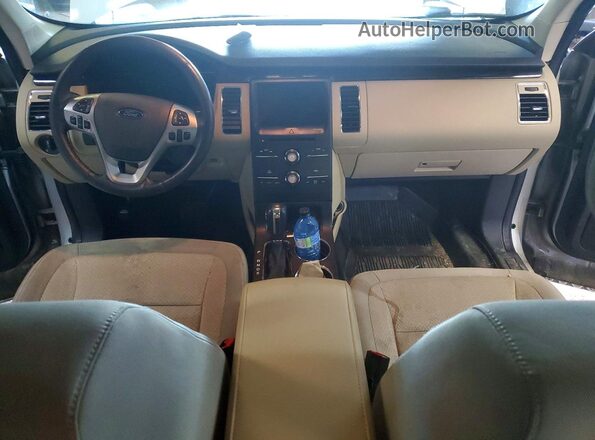 2FMHK6C86JBA21836 2018 FORD FLEX Серебряный Вид панели приборов
