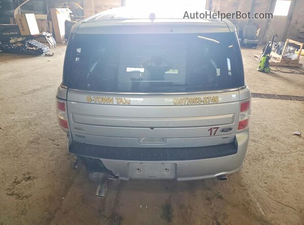 2FMHK6C86JBA21836 2018 FORD FLEX Серебряный Вид сзади
