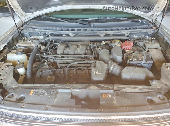 2FMHK6C86JBA21836 2018 FORD FLEX Серебряный Вид подкапотного пространства
