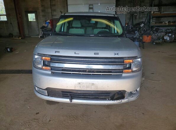 2FMHK6C86JBA21836 2018 FORD FLEX Серебряный Вид спереди