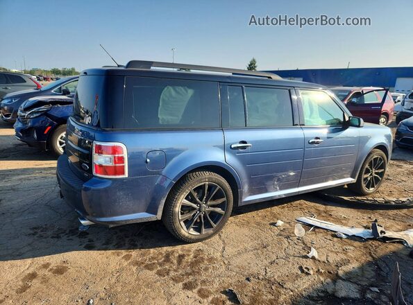 2FMHK6C86KBA21725 2019 FORD FLEX Blue Հետևի աջ