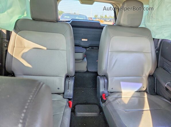 2FMHK6C86KBA21725 2019 FORD FLEX Blue Հետևի նստատեղերի տեսք