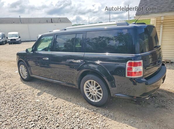 2FMHK6C86KBA24432 2019 FORD FLEX Black Հետևի ձախ