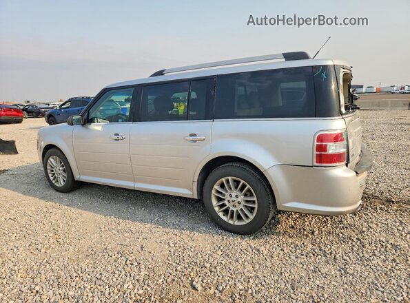 2FMHK6C87HBA09527 2017 FORD FLEX Silver უკანა მარცხენა