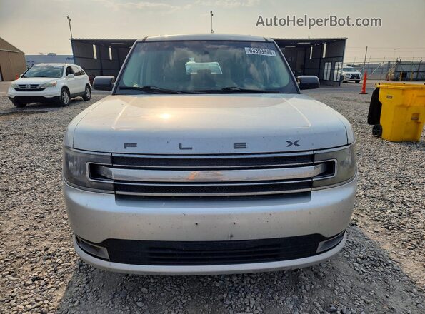 2FMHK6C87HBA09527 2017 FORD FLEX Silver წინა ხედი