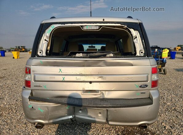 2FMHK6C87HBA09527 2017 FORD FLEX Silver უკანა ხედი