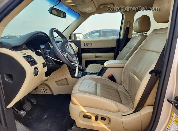 2FMHK6C87HBA09527 2017 FORD FLEX Silver წინა სალონის ხედი
