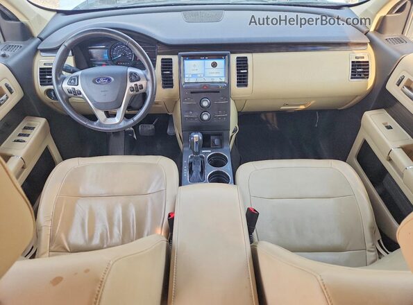 2FMHK6C87HBA09527 2017 FORD FLEX Silver წინა პანელის ხედი