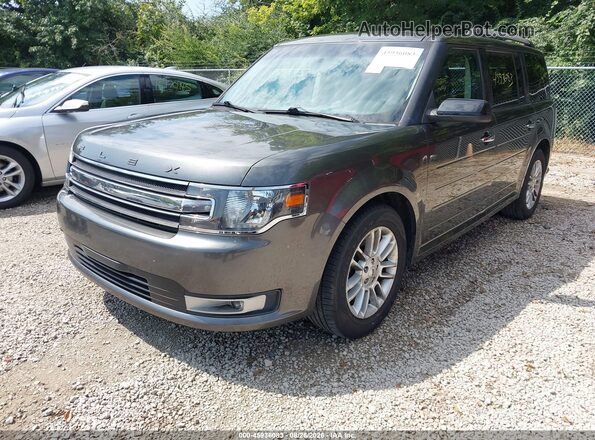 2FMHK6C87HBA11228 2017 FORD FLEX Gray Front left