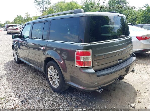 2FMHK6C87HBA11228 2017 FORD FLEX Gray Rear left