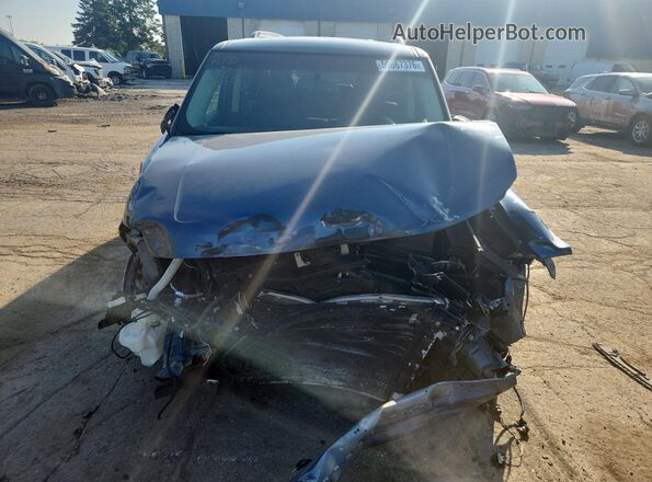 2FMHK6C87KBA37612 2019 FORD FLEX Blue Widok z przodu