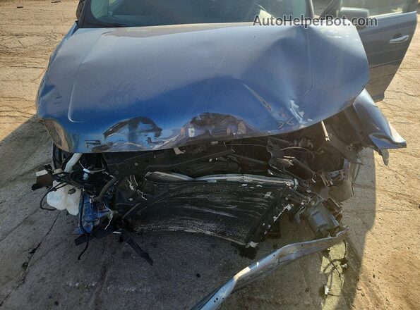 2FMHK6C87KBA37612 2019 FORD FLEX Blue Widok wnętrza z tyłu