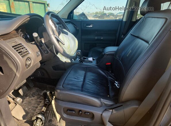 2FMHK6C87KBA37612 2019 FORD FLEX Blue Widok wnętrza z przodu