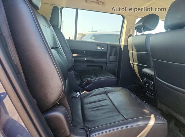 2FMHK6C87KBA37612 2019 FORD FLEX Blue Widok tylnych siedzeń