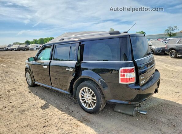 2FMHK6C89KBA18172 2019 FORD FLEX Черный Задняя левая четверть